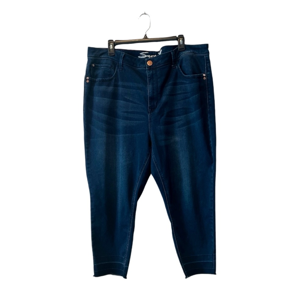 Seven7 high rise skinny skin-fit jeans size 20W